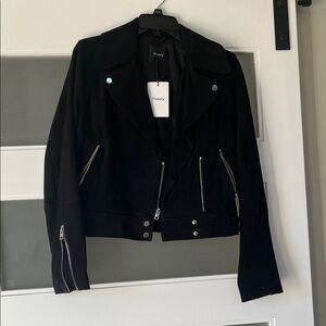 Theory Black suede Women's Jacket